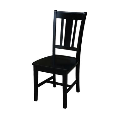 image of The Gray Barn Moonshine Slat Back Dining Chair (Set of Two) - Black with sku:a-xxoug90w5xelcxzuipdwstd8mu7mbs-overstock