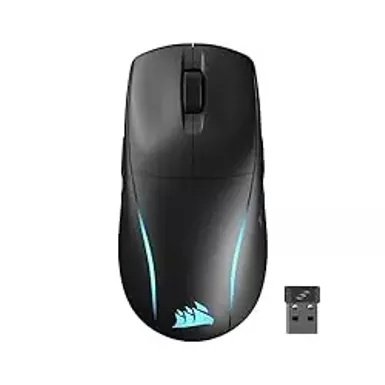 image of Corsair M75 Wireless RGB Lightweight FPS Gaming Mouse - 26,000 DPI - Swappable Side Buttons - iCUE Compatible - PC - Black with sku:b0ctn26p3z-amazon