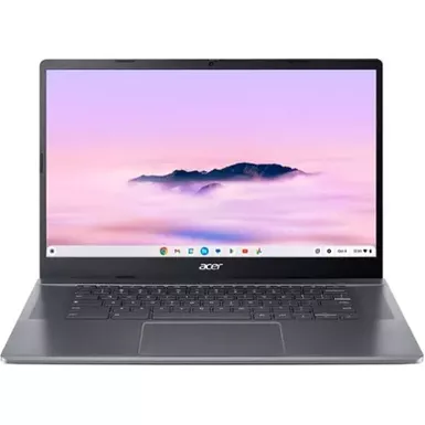 image of Acer - Chromebook Plus 515 – 15.6" Full HD Laptop - Intel Core i3-1215U – 8GB LPDDR5X – 128GB UFS – Wi-Fi 6E - Steel Gray with sku:bb22185447-bestbuy