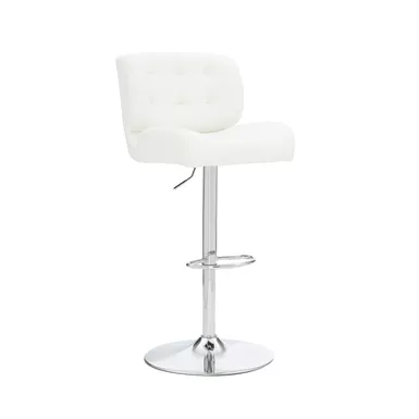 image of Bedford Adjustable Barstool White with sku:pfxs1761-linon