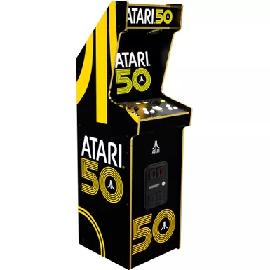 image of Arcade1Up - ATARI 50TH Anniversary 17" Deluxe Arcade - Multi with sku:bb22208717-bestbuy