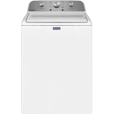 image of Maytag - 4.5 Cu. Ft. High Efficiency Top Load Washer with Deep Fill - White with sku:bb22011061-bestbuy