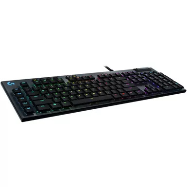 image of Logitech - G815 RGB Mechanical Gaming Keyboard, Black with sku:6mf458-ingram