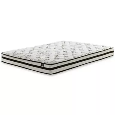 image of White 8 Inch Chime Innerspring Queen Mattress/ Bed-in-a-Box with sku:m69531-ashley
