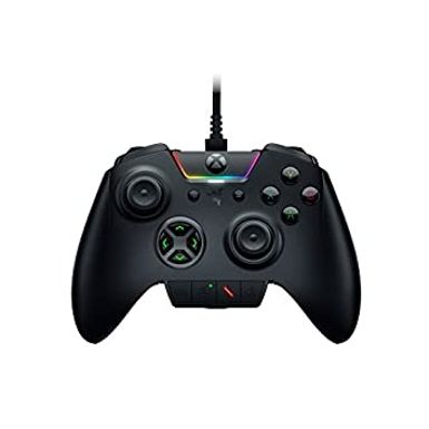 image of Razer Wolverine Ultimate Officially Licensed Xbox One Controller: 6 Remappable Buttons and Triggers - Interchangeable Thumbsticks and D-Pad - For PC, Xbox One, Xbox Series X & S - Black White Controller Wolverine V2 Chroma with sku:b09jj4592h-amazon