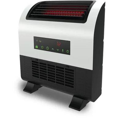 image of LifeSmart Slimline Infrared Wall-Mountable Heater with UV Light with sku:ht1154uv-almo