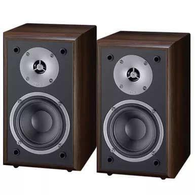 image of Magnat Monitor Supreme 102 120W Two-Way Shelf Speaker, Pair - Mocca with sku:mad1448131na-adorama