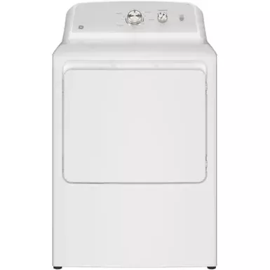 image of Ge Gas Dryer 7.2 Cu. Ft. In White with sku:gtd38gaswwh-abt