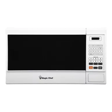 image of Magic Chef 1.3 cu. ft. White Countertop Microwave Oven with sku:mcm1310w-magicchef