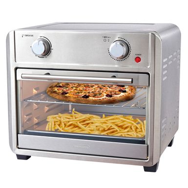 image of Brentwood 1700 Watt 24 Quart Convection Air Fryer Toaster Oven in Silver - 17.25" x 15.75" x 13.25" - Silver - 17.25" x 15.75" x 13.25" with sku:hin3_tnnndpwq5czim4cnwstd8mu7mbs-overstock