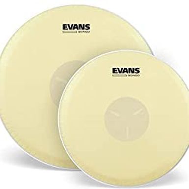 image of Evans Tri-Center Bongo Drum Head Pack, 7 1/4 and 8 5/8 Inch with sku:b0002e1fas-amazon
