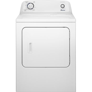 image of Amana - 6.5 Cu. Ft. Gas Dryer with Automatic Dryness Control - White with sku:ngd4655ewh-abt
