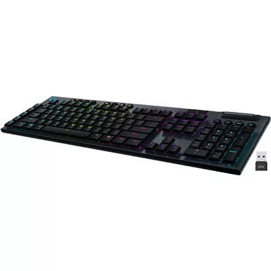 image of Logitech - G915 Wireless Mechanical Game Keyboard Tactile, Black with sku:bb21291950-bestbuy
