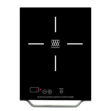 image of Equator 11inch Portable, Single-Burner Induction Cooktop - with Handle - Black with sku:8xzz_qzugl6khscwer0a1wstd8mu7mbs-overstock