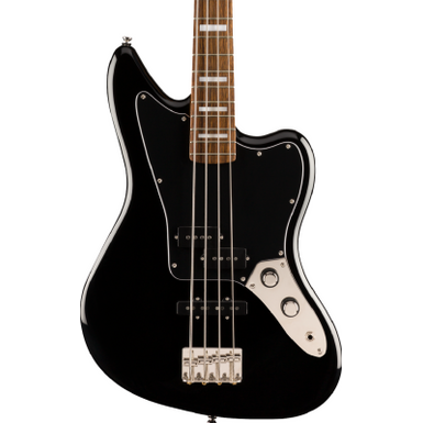 image of Squier Classic Vibe Jaguar Bass. Laurel FB, Black with sku:squ-374560506-guitarfactory