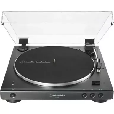 image of Audio-Technica - ATLP60XBT Bluetooth Stereo Turntable - Black with sku:bb21262567-bestbuy