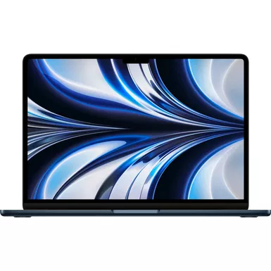 image of MacBook Air 13.6" Laptop - Apple M2 chip - 8GB Memory - 256GB SSD (Latest Model) - Midnight with sku:bb22004125-bestbuy