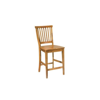 image of Arts and Crafts Bar Stool by Home Styles - Oak with sku:e3a5ea13qtfmvk1msovaqwstd8mu7mbs-overstock