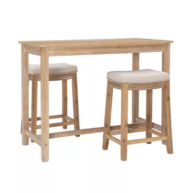 image of Ansley 3Pc Counter Set Natural with sku:lfxs2117-linon
