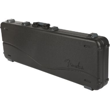 image of Fender Deluxe Molded Bass Case, Black with sku:fen-0996162306-guitarfactory