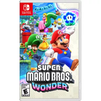 image of Super Mario Bros. Wonder - Nintendo Switch - OLED Model, Nintendo Switch, Nintendo Switch Lite with sku:118640-floridastategames