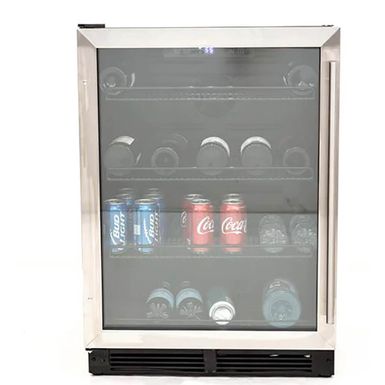 image of Avanti 133 Can Stainless Steel Beverage Center with sku:bvb52t4s-electronicexpress