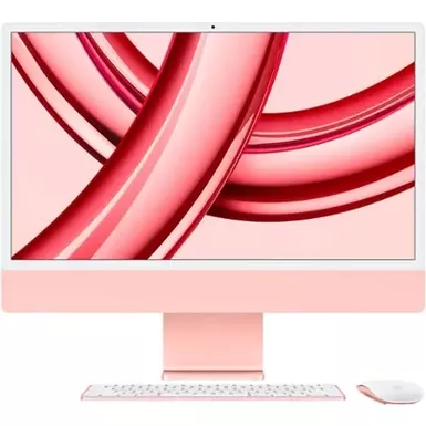image of Apple - iMac 24" All-in-One - M3 chip - 8GB Memory - 256GB (Latest Model) - Pink with sku:bb22093752-bestbuy