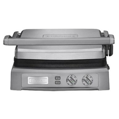 image of Cuisinart Stainless Steel Griddler Deluxe with sku:gr150p1-electronicexpress
