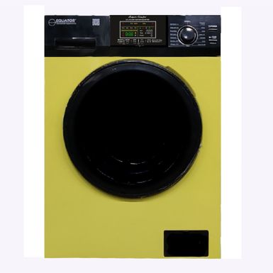 image of Equator Digital Compact 110V Vented/Ventless 18 lbs Combo Washer Dryer 1400 RPM - Yellow-Black with sku:ym2ky-qtortottp_hhlgjwstd8mu7mbs-overstock