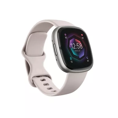 image of Fitbit - Sense 2 Advanced Health Smartwatch - Platinum with sku:bb22032281-bestbuy