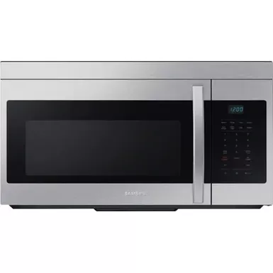image of Samsung - 1.6 cu. ft. Over-the-Range Microwave with Auto Cook - Stainless steel with sku:bb21746564-bestbuy