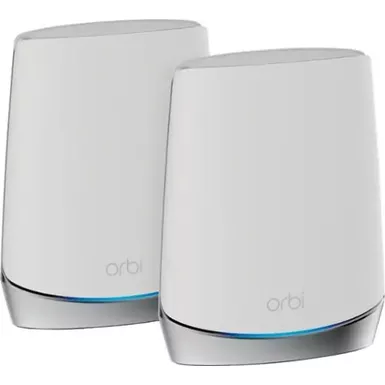 image of Netgear Orbi AX4200 Wireless Tri-Band Mesh Wi-Fi 6 System, Router + 1 Satellite with sku:rbk752100nas-electronicexpress