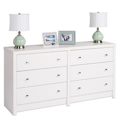 image of Pure White Nolita 6-drawer Dresser - White - 6-drawer with sku:xiiqiekol2-wwp3eupp9yastd8mu7mbs-overstock