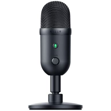 image of Razer Seiren V2 X USB Microphone: 25mm Condenser Microphone - Supercardioid Pickup Pattern - Digital Analogue Limiter - Mic Monitoring/Gain & Mute Buttons - Built-in Shock Absorber with sku:b09gjxkyr4-amazon