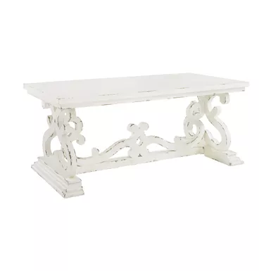 image of St Clair Coffee Table White with sku:pfxs1094-linon