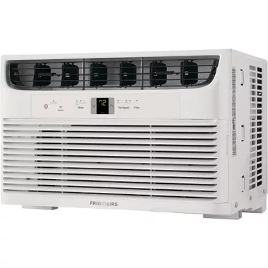 image of Frigidaire - 8,000 BTU Window Air Conditioner with Remote in White with sku:fhwc083tb1-almo
