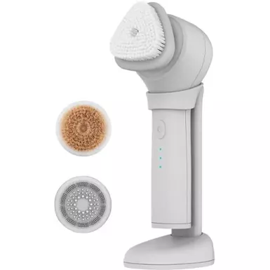 image of SKN by Conair Daily Glow Kit Sonic Trio Facial Brush - White with sku:bb22087869-bestbuy