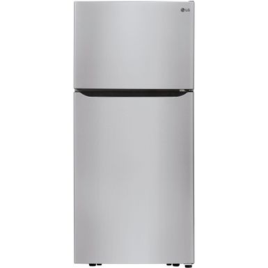 image of LG 20-Cu. Ft. Refrigerator with Top-Mount Freezer, Stainless Steel with sku:ltcs20030s-almo