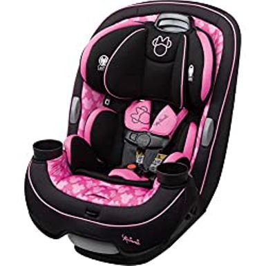 image of Disney Baby Grow and Go All-in-One Convertible Car Seat, Rear-facing 5-40 pounds, Forward-facing 22-65 pounds, and Belt-positioning booster 40-100 pounds, Simply Minnie with sku:b07tgx255n-amazon