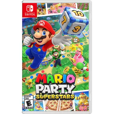 image of Mario Party Superstars - Nintendo Switch - OLED Model, Nintendo Switch, Nintendo Switch Lite with sku:hacpaz82a-floridastategames