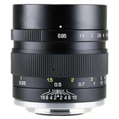 image of Mitakon Zhongyi Speedmaster 35mm f/0.95 Mark II Lens for Canon EOS-M Mirrorless Cameras - Black with sku:mt35952cmb-adorama