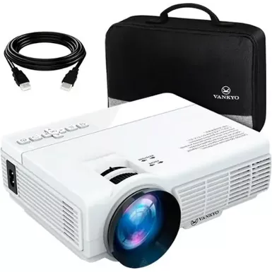 image of Vankyo - Leisure 3 Mini Projector - White with sku:bb21814064-bestbuy