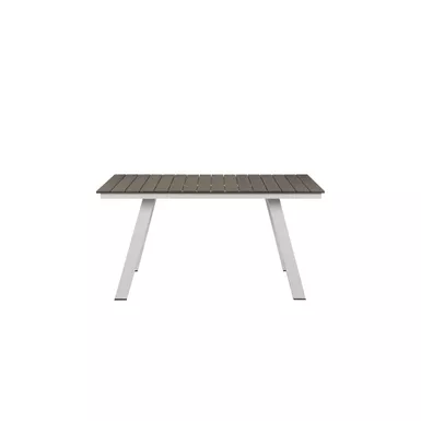 image of Aluminum Frame Indoor/Outdoor Jack Dining Table - Grey with sku:hexu5ge8tsjklmoeizmrhwstd8mu7mbs-overstock