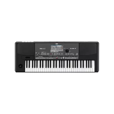 image of Korg PA-600 Professional 61-Key Arranger Keyboard with Built-In Speakers, TouchView Color TFT Display, 360 Factory Styles, 950 Factory Sounds, 64 Drum Kits with sku:kopa600-adorama