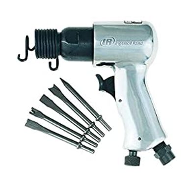 image of Ingersoll-Rand 115 Standard Duty 5,000 Blows-Per-Minute Pneumatic Hammer, 115K - Tool plus 5 Piece Chisel Set with sku:b0040c6xwi-amazon
