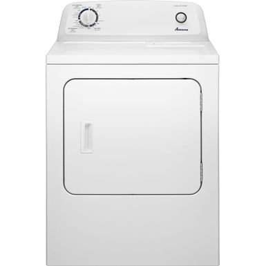 image of Amana - 6.5 Cu. Ft. Electric Dryer with Automatic Dryness Control - White with sku:ned4655ew-electronicexpress