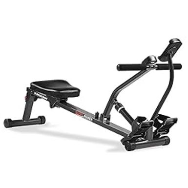 image of Sunny Health & Fitness Smart Compact Adjustable Rowing Machine, 12 Levels Adjustable Resistance, Complete Body Workout, Connect via Bluetooth with Exclusive SunnyFit App - SF-RW1205SMART with sku:b0c8342fmm-amazon