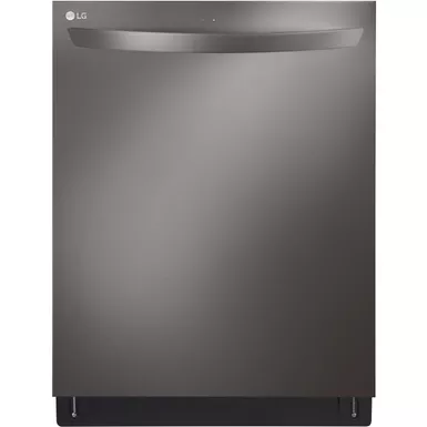 image of LG Top Control Wi-Fi Enabled Dishwasher with TrueSteam and 3rd Rack in Black Stainless Steel with sku:ldts5552d-almo