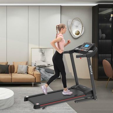 image of Smart Motorized Folding Treadmill with MP3, Exercise Running Machine - Black with sku:ws5avhewug7whmeqfuzk3gstd8mu7mbs-overstock