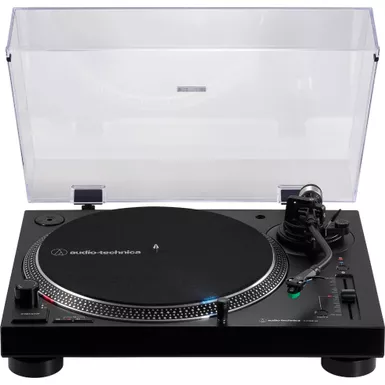 image of Audio-Technica - ATLP120XBT Bluetooth Stereo Turntable - Black with sku:bb21518744-bestbuy